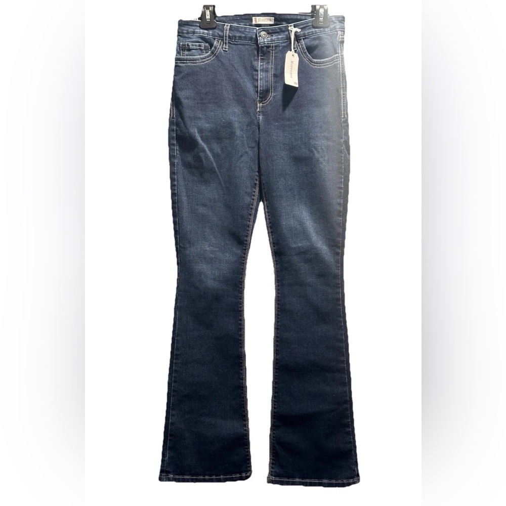 NWT MORRISON “The Starlet” Boot Cut Jeans Mid Rise Dark Wash Size 28
